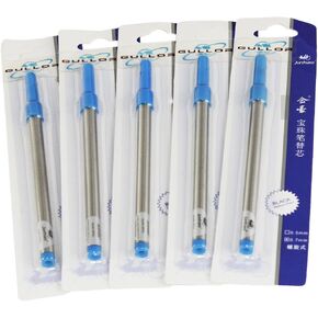 Gullor 10 pcs in set Blue Ink Spiral 0.7mm Refill fit to Jinhao, Rollerball Pen