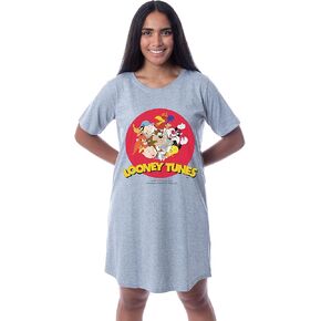 INTIMO Looney Tunes Womens' Characters Bugs Bunny Nightgown Sleep Pajama Dress