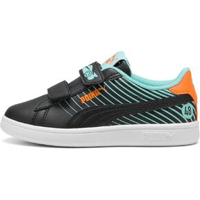 PUMA Unisex-Child Smash Hook and Loop Sneaker