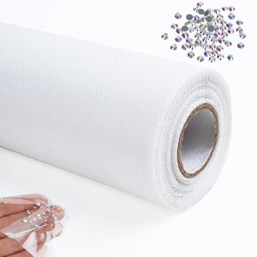 Blinginbox Hotfix Tape,Hot Fix Rhinestones Transfer Film Paper Iron on Rhinestones Transfer Paper.(10ft*9.5in)