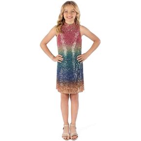 Speechless Girls' Sleeveless Sequined A-line Party Dress
