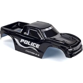 Custom Body Police Style Compatible for Hoss 4X4 VXL 3S 4WD Truck Shell Cover(Truck not Included) H-PB-01