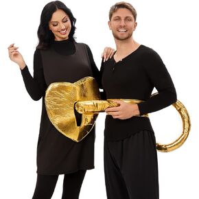 2Pcs Couples Halloween Costumes for Adults Funny, Lock and Key Couples Costumes Funny Couples Halloween Costumes for Men Women Halloween Cosplay Party Couples Halloween Costumes for Adults Funny