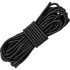 Strong Elastic Bungee Shock Cord, 32ft 5/32" (4mm) Stretch String Rope, Marine Grade Kayak Tie Down Straps Used for Boat, Camping, Trailer Strap, Shoe Laces, Crafting, DIY Projects