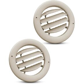 2 Pcs Rear Headliner Ceiling AC Air Vent Louver Grille Fit for Ford Expedition 2011-2020 Taurus X 2009 Fit for Lincoln Navigator 2011-2020 Replace 9L1Z-19893-AG, Beige