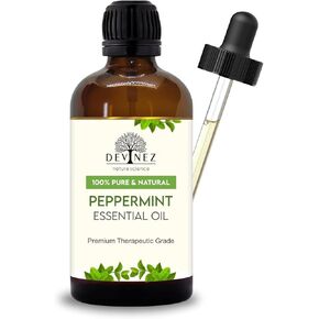 Peppermint Essential Oil - Huge 4 Fl Oz - 100% Pure and Natural - Premium Grade with Glass Dropper - Undiluted, Aromatherapy, Diffusers, Essential Oil for Skin, Hair Care, Candle Making
