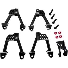 Hot Racing SCXT28301 Aluminum Front & Rear Adjustable Shock Towers - Scx 2