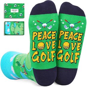 Zmart Gifts For Sports Lovers - Skiing Golfing Volleyball Basketball Soccer Gifts For Women Men, Ski Golf Soccer Socks