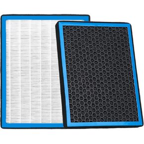 CF12935 Cabin Air Filter With Activated Carbon For 2021-2023 JEEP Grand Cherokee L, 2022-2023 Grand Cherokee, 2021 2022 2023, 97434P, CAF1975P, PC99822P, C31550,CAF5007,WP10086, 68542125AA, 68608193AA