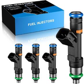 0280158179 2.0L L4 Fuel Injectors Fit For:-Ford Fusion 2013-2020, Transit Connect 2010-2013, Focus 2008-2011, C-Max 2013-2018, For:-Lincoln MKZ 2013-2019 Replace FJ993, 822-11209 (Set of 4)