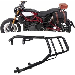 Motorcycle Luggage Rack for Indian FTR1200 2019-2023, Motorcycle Rear Cargo Carrier, FTR1200 Accessories, Powersports Luggage Racks, Rear Rack, Motorcycle Rally Luggage Rack