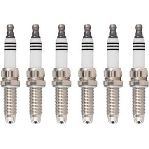 ENA Set of 6 Spark Plug Compatible with BMW 1 Series M 335is 335xi 535xi 740i 740Li X6 Z4 335i 535i xDrive 2007 2008 2009 2010 2011 2012 2013 2014 3.0L 4.4L 6.0L Replacement for ZGR6STE2