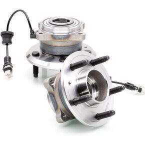 Pair of 512358 Rear Wheel Hub Bearing Replacement Compatible with Chevy Captiva Sport 2012-2015, Equinox 2007-2009, Pontiac Torrent 2007-2009, Saturn Vue 2008-2010, Suzuki XL-7 2007-2009