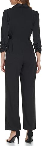 DKNY womens Long Sleeve Crepe With Satin CollarCasual Dress in Saudi Arabia