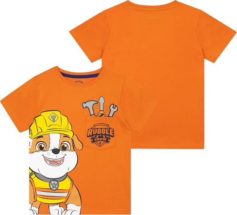 Paw Patrol Shirt for Boys | Rubble and Crew Boys Tshirt | Boys' Tops, Tees & Shirts in Saudi Arabia