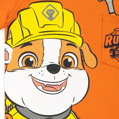 Paw Patrol Shirt for Boys | Rubble and Crew Boys Tshirt | Boys' Tops, Tees & Shirts in Saudi Arabia