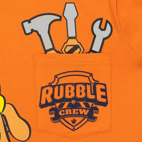 Paw Patrol Shirt for Boys | Rubble and Crew Boys Tshirt | Boys' Tops, Tees & Shirts in Saudi Arabia