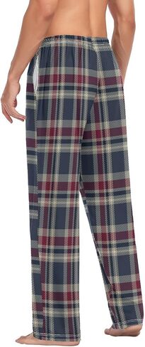 Pfrewn Men's Pajama Pants Christmas Winter Elastic Waistband Soft Lightweight Sleep Lounge Pajama Bottoms with Pockets,S-XXL in Kuwait