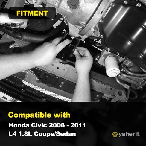 (جودة OE الأصلية) حامل محرك المحرك متوافق مع Honda Civic 1.8L 2006-2011 حامل محرك ناقل الحركة التلقائي استبدال A4530 A4534 A4543 A4546 in Kuwait