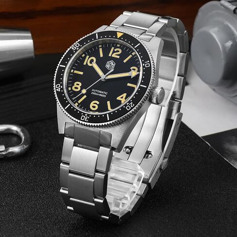 San Martin Men Watch 62 mas SN0139, 39 mm 20 Bar Diver Watch NH35 Automatic Mechanical Luxury Diving Waterproof Wrist Watch in Kuwait