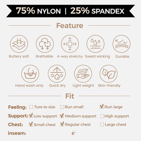 Aoxjox Twist Front and Back Workout Lola Romper for Women - High-Waist One Piece Scrunch Gym Yoga Sports Jumpsuit 6" in Saudi Arabia