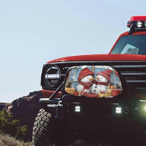Winch Cover Waterproof Winch Accessories, American Flag Print Vehicle Winch Protection Cover Dust-Proof Winch Protective Cover for Electric Winches 8500-17500 Lbs, Easy to Install in Saudi Arabia