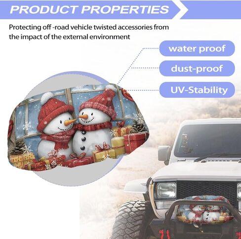 Winch Cover Waterproof Winch Accessories, American Flag Print Vehicle Winch Protection Cover Dust-Proof Winch Protective Cover for Electric Winches 8500-17500 Lbs, Easy to Install in Saudi Arabia