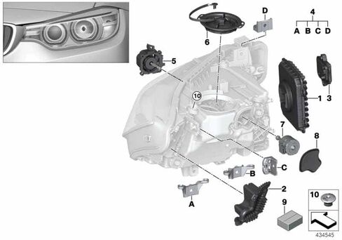 3 قطعة ضوء النهار الجري DRL المصباح إدراج وحدة الصمام الثنائي لسيارات BMW 2015-2019 3 Series 320i 325i 328i 330i M3 OE: 63117419610 (3-PIN + 6-PIN) 63117419615 (مجموعة ضوء LED 3 قطع) in Saudi Arabia