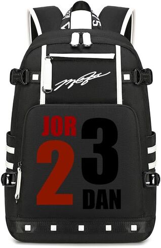 Basketball Star 23 Athletes Laptop Backpack Student Backpack Men Women Ultra Light Travel Bag (Black2) in Kuwait