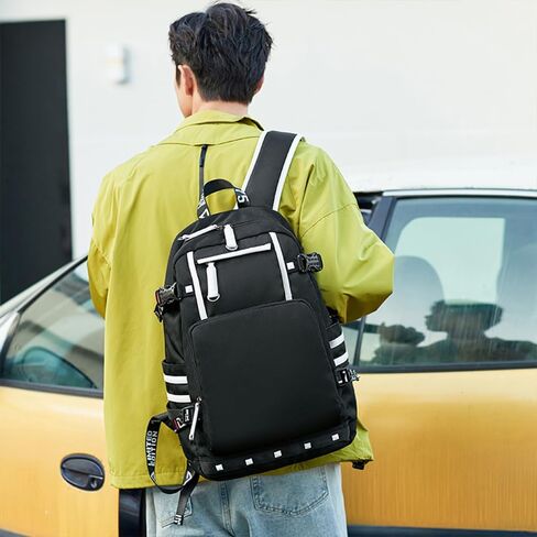 Basketball Star 23 Athletes Laptop Backpack Student Backpack Men Women Ultra Light Travel Bag (Black2) in Kuwait
