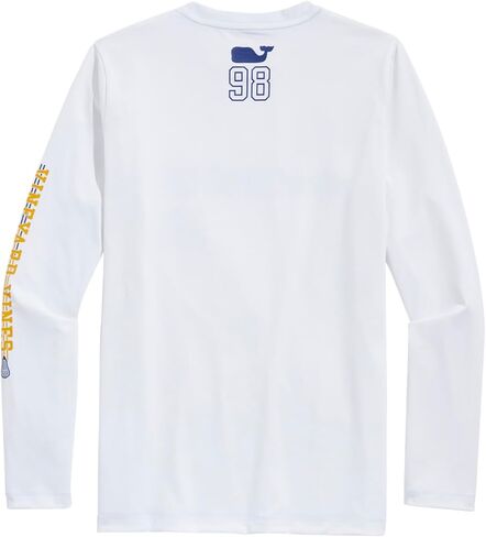 vineyard vines Boys' Lacrosse 1998 Long-Sleeve Harbor Performance Tee in Saudi Arabia