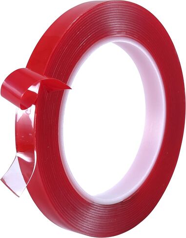 شريط تثبيت رغوي - شريط إسفنجي أكريليك مزدوج الجوانب - شفاف - ½ بوصة × 16 قدم 4 بوصات (5 م)، سمك 1 مم in Kuwait