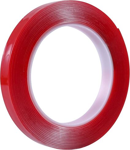 شريط تثبيت رغوي - شريط إسفنجي أكريليك مزدوج الجوانب - شفاف - ½ بوصة × 16 قدم 4 بوصات (5 م)، سمك 1 مم in Kuwait