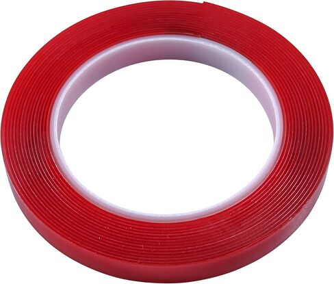 شريط تثبيت رغوي - شريط إسفنجي أكريليك مزدوج الجوانب - شفاف - ½ بوصة × 16 قدم 4 بوصات (5 م)، سمك 1 مم in Kuwait