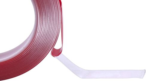 شريط تثبيت رغوي - شريط إسفنجي أكريليك مزدوج الجوانب - شفاف - ½ بوصة × 16 قدم 4 بوصات (5 م)، سمك 1 مم in Kuwait