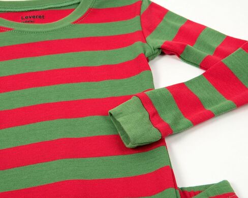 Leveret Kids & Toddler Boys Girls 2 Piece Pajamas 100% Cotton Rooster (Size 5 Years) in Saudi Arabia