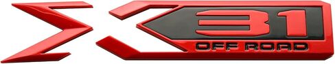 2 حزمة X31 شعار الطرق الوعرة 84682662 استبدال حرف شارة الجانب الخلفي لـ 2019 2020 2021 2022 GMC Sierra 1500 (أسود لامع) in Kuwait