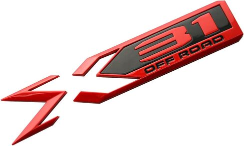 2 حزمة X31 شعار الطرق الوعرة 84682662 استبدال حرف شارة الجانب الخلفي لـ 2019 2020 2021 2022 GMC Sierra 1500 (أسود لامع) in Kuwait