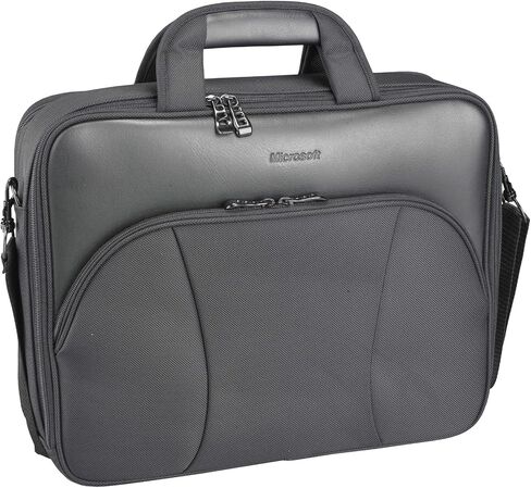 Microsoft Business Laptop Bag Portfolio/Briefcase with Shoulder Strap | Black | Protects up to 15.6 Inch Laptops, Notebooks, Microsoft Surface, Tablets, Ultrabook, Chomebooks, MacBooks in Saudi Arabia