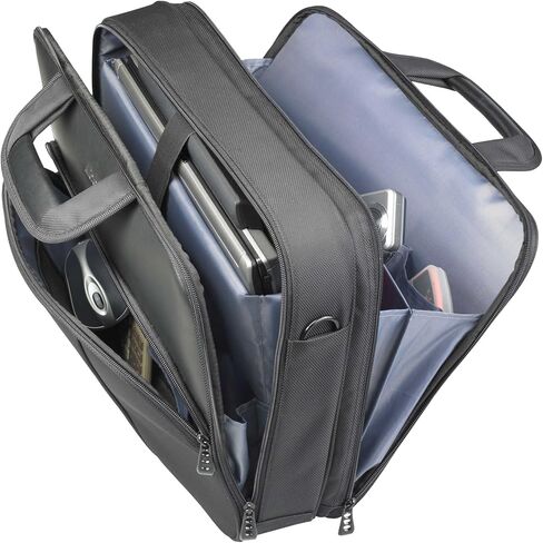 Microsoft Business Laptop Bag Portfolio/Briefcase with Shoulder Strap | Black | Protects up to 15.6 Inch Laptops, Notebooks, Microsoft Surface, Tablets, Ultrabook, Chomebooks, MacBooks in Saudi Arabia