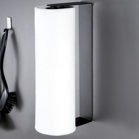 ZUNTO Paper Towel Holder Under Cabinet Self Adhesive Paper Towel Rack (No Drilling), Stainless Steel Wall Mount Paper Towel Holder, Rustproof, Easy Tear in Saudi Arabia
