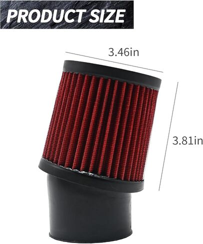 Air Filter Intake Kit Suitable for 6.5HP Go-Karts and Mini Bikes Red High Performance Air Filter Adapter Kit Replacement for Honda Clone GX160 GX200 Go Kart Predator 212cc Engine in Saudi Arabia