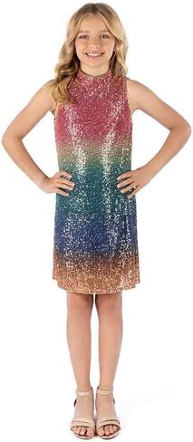 Speechless Girls' Sleeveless Sequined A-line Party Dress in Saudi Arabia