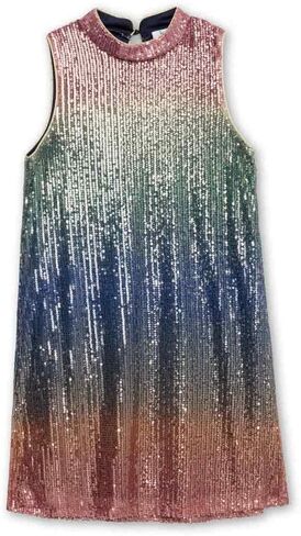 Speechless Girls' Sleeveless Sequined A-line Party Dress in Saudi Arabia