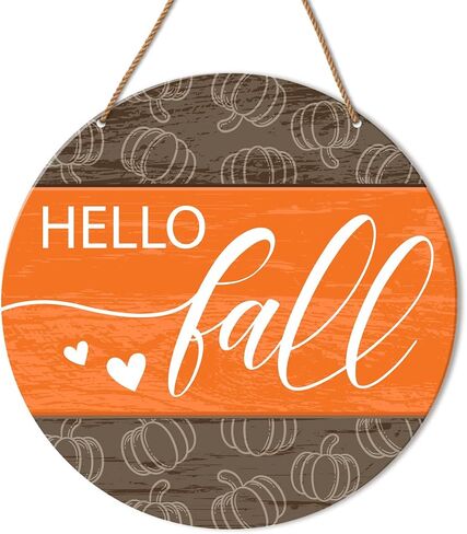 Fall Sign for Front Door Porch Fall Home Living Room Maple Leaves Decor Farmhouse Harvest Thanksgiving Sign Autumn Wooden Hanging Sign Wall Decorations, Happy Fall in Saudi Arabia