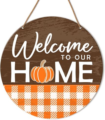 لافتة سقوط للباب الأمامي، شرفة الخريف، غرفة المعيشة المنزلية، أوراق القيقب، ديكور المزرعة، حصاد عيد الشكر، علامة الخريف الخشبية المعلقة لتزيين الحائط، سقوط سعيد in Kuwait