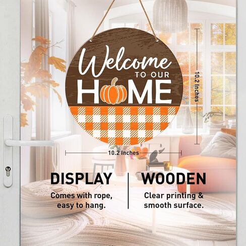 لافتة سقوط للباب الأمامي، شرفة الخريف، غرفة المعيشة المنزلية، أوراق القيقب، ديكور المزرعة، حصاد عيد الشكر، علامة الخريف الخشبية المعلقة لتزيين الحائط، سقوط سعيد in Kuwait