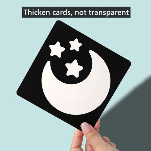 Colorful Baby Visual Stimulus Flashcards 40 PCS High Contrast Educational Picture Card Tummy Time Baby Cards Montessori Sensory Cards Newborn Brain Visual Stimulation Cards Set for Newborn Infant Gift in Kuwait