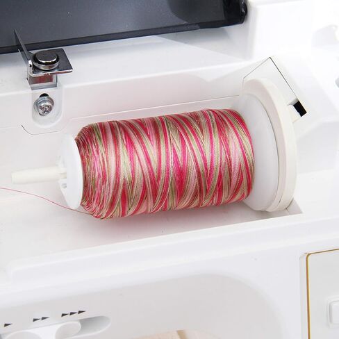 Threadart Variegated Polyester Embroidery Thread - 40wt - 1000m - 25 Colors Available - No. 10 - Garden Greens in Kuwait