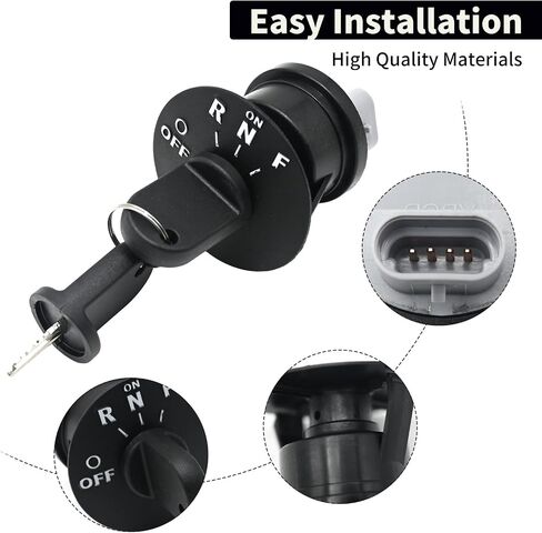 605637 Ignition Key Switch Replacement for 48V RXV EZGO Electric Golf Cart 2008-Up, 611283 609682 Golf Cart Ignition Key Switch with 2 Keys in Saudi Arabia